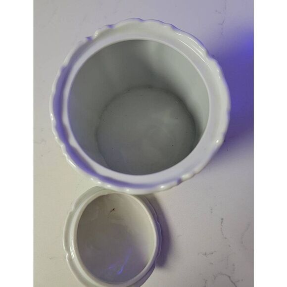 Vintage Limoges Hand Painted Small Canister 6" - Picture 4 of 7